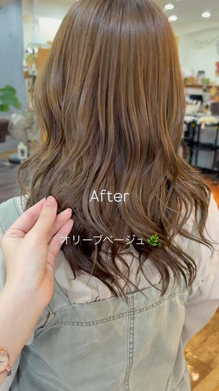 ロング カラー miku ヘアセット/着付けのヘアスタイル