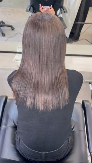 ロング カラーモデル募集 ✨🤍モモハ🤍✨のヘアスタイル