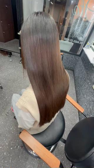 ロング 髪質改善⭐️縮毛矯正 中野⭐️Rinaのヘアスタイル