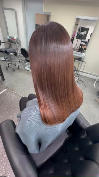 ロング パーマ 髪質改善⭐️縮毛矯正 中野⭐️Rinaのヘアスタイル