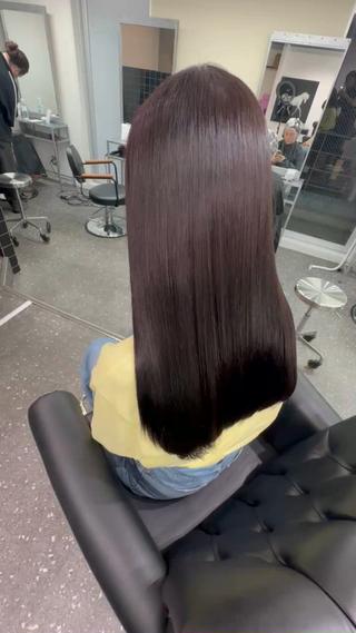 ロング パーマ 髪質改善⭐️縮毛矯正 中野⭐️Rinaのヘアスタイル