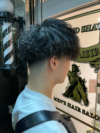 ショート パーマ メンズ Men's  hair salon PLAISIR所属・【店長】小山 泰生のヘアスタイル