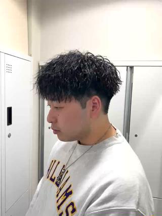 メンズ・ツイストスパイラルパーマ 