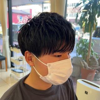 ショート メンズ 茅ヶ崎パーマ特化/ スパイラル/ハルキのヘアスタイル