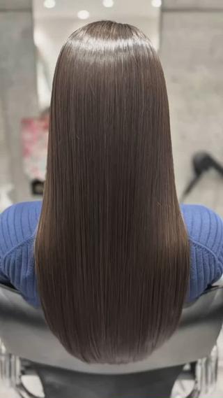 ロング カラー ドライ カット✂️髪質改善のヘアスタイル