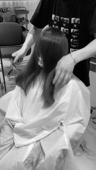 ドライ カット✂️髪質改善のヘアスタイル