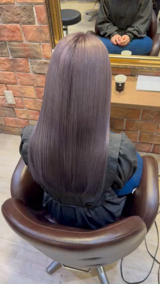 色抜けしてもかわいいラベンダーカラー
#ケアブリーチ #N. #ラベンダーカラー 