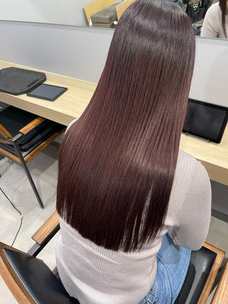 ロング カラー Kamie みかじりのヘアスタイル