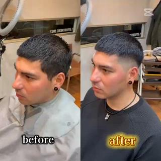 ショート RAI /メンズ カットモデル募集✨のヘアスタイル