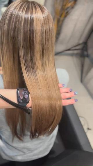 ブリーチ毛でもサラサラ️高濃度水素髪質改善トリートメント️ 