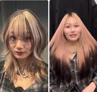 残留しないカラーをするのでずっとデザインカラー、ハイトーンを楽しめます。