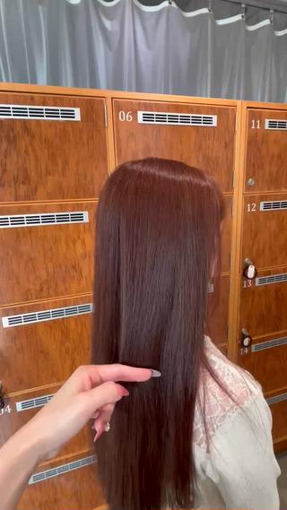 ロング カラー Helena ゆりあのヘアスタイル