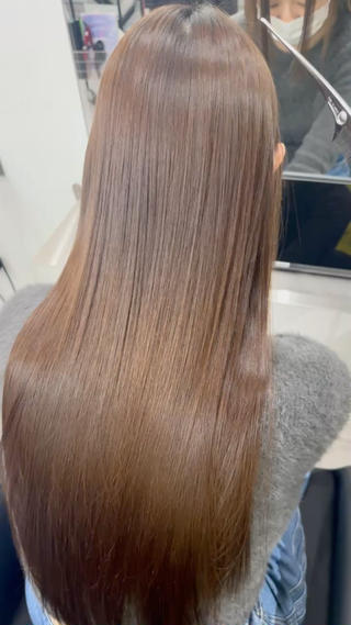 ロング カラー 🎀レイヤー×透明感 ×髪質改善🎀米田のヘアスタイル