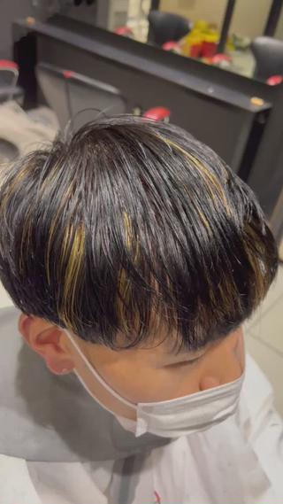 カラー メンズ SEIYA メンズパーマ職人のヘアスタイル