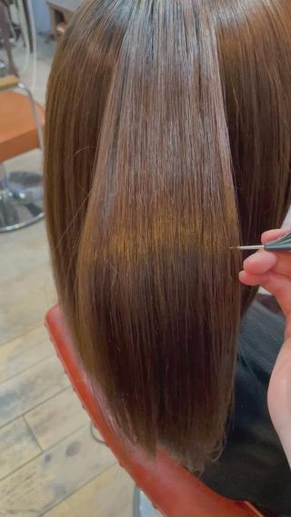 ミディアム 髪質改善☁️ ユイのヘアスタイル