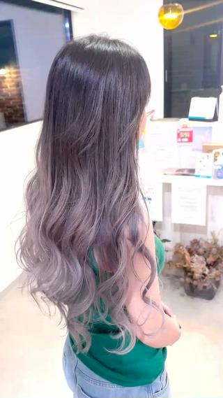 ロング カラー 加藤 佑二のヘアスタイル