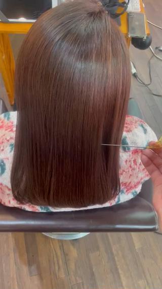 セミロング アトリエ ネッコのヘアスタイル