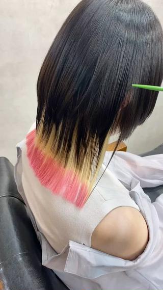 ミディアム カラー 艶髪サラサラカラー 🌈前原健吾のヘアスタイル