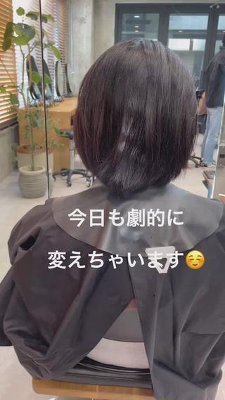 ロング カラー ヘアアレンジ TATSUYA アートディレクターのヘアスタイル