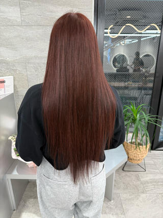 ロング カラー ヘアアレンジ TATSUYA アートディレクターのヘアスタイル