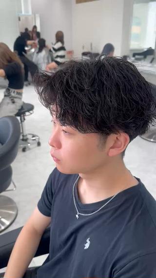 ショート パーマ メンズ 🐺韓国風メンズ特化 あさひ🐺のヘアスタイル