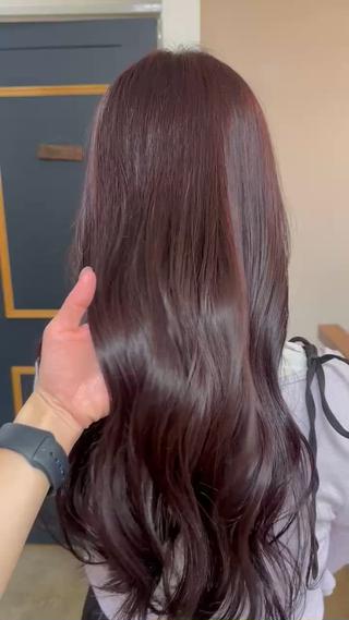 無加工でこの艶♪
暗めのパープルカラー 