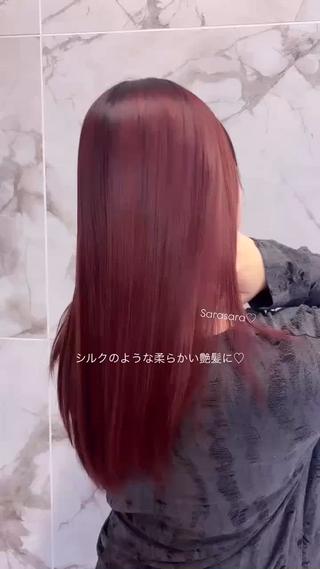 ロング カラー momochan🍑 やわらかいボブ♡のヘアスタイル