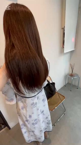 ロング 髪質改善 ヘッドスパのヘアスタイル