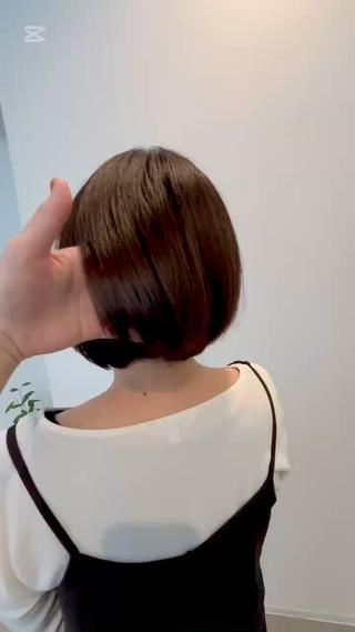 ショート 髪質改善 ヘッドスパのヘアスタイル