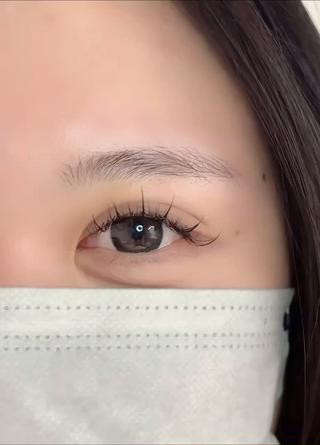 マツエク・マツパ 似合わせ ワンホン 束感まつ毛 西本町のマツエク・マツパデザイン