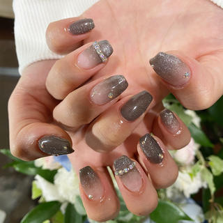 ネイル crystal ⭐︎ colorのネイルデザイン