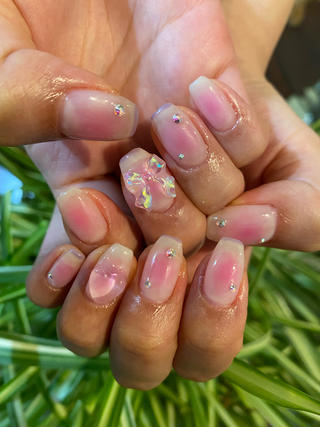 ネイル crystal ⭐︎ colorのネイルデザイン