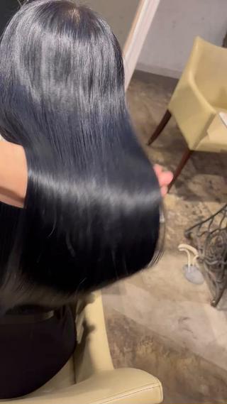 ロング カラー マンツーマン 半個室サロン中田大喜のヘアスタイル