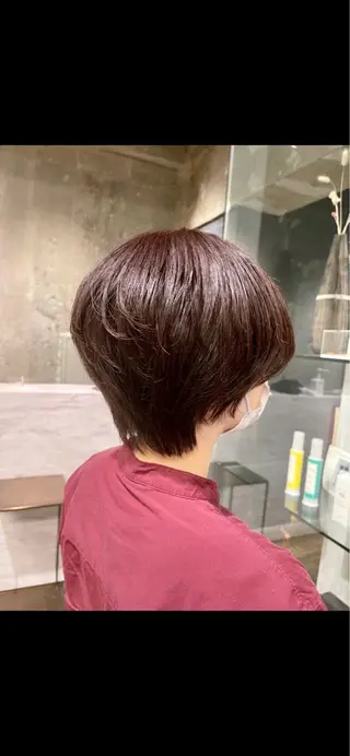 ショート カラー 松井美樹/似合わせ ガーリー・韓国のヘアスタイル