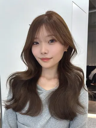 ロング カラー 🍒ブリーチなしカラ ー／Sakura🍒のヘアスタイル