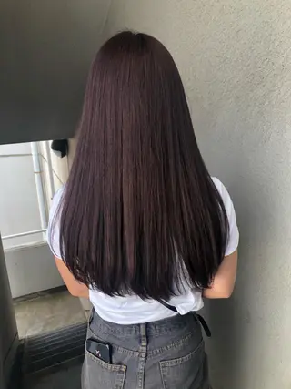 ロング カラー 奥野 紗弓のヘアスタイル