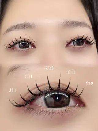 マツエク・マツパ natsumi / 梅田束感まつげ🎀のマツエク・マツパデザイン