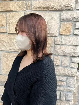 ミディアム パーマ miku 三ノ輪のヘアスタイル