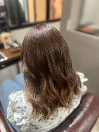 セミロング 🫧ぷる艶カラー🫧 Yuubi🦩のヘアスタイル