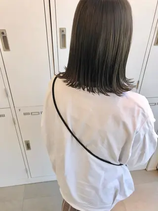 ミディアム カラー Saori / さおりのヘアスタイル