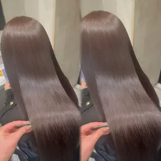 ロング 新宿♡暖色カラー/ エクステ/スズ‎🤍のヘアスタイル