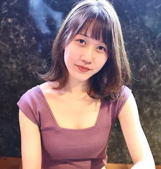 ミディアム カラー ヘアアレンジ トレンドヘア🩶 艶髪🩶yoshiのヘアスタイル
