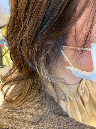 ミディアム へんみ みかのヘアスタイル