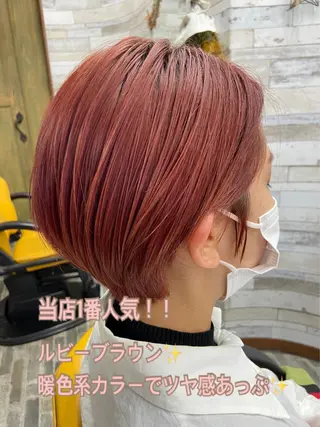 ショート カラー 大坪 拓斗のヘアスタイル
