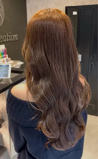 ロング カラー ヘアアレンジ ✨透明感／艶／ レイヤー／相原楓🍁のヘアスタイル