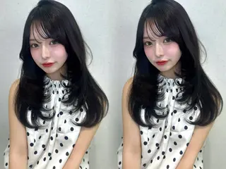 ロング カラー 渋谷韓国ヘア🇰🇷 SAYAKA🩶ᩚのヘアスタイル