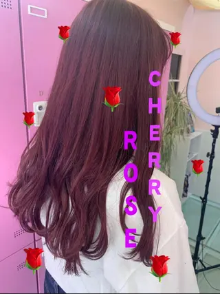 ロング カラー ヘアアレンジ ハイトーン特化 川井優汰のヘアスタイル