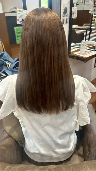 セミロング りな/ツヤカラー/ 豊橋美容院のヘアスタイル