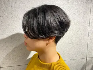 ショート 艶カラー/似合わせ 💖Emmy💖のヘアスタイル