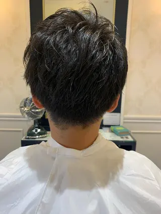 メンズ 粟田 めぐみのヘアスタイル